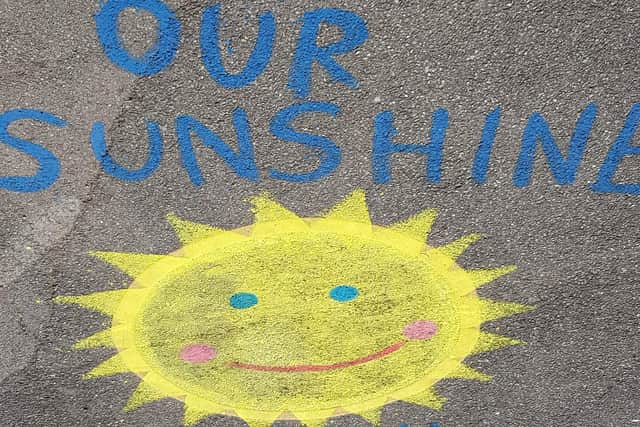 Hoping to brighten up people's lives during the coronavirus crisis.