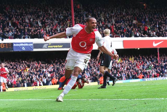 Thierry Henry named Fratton Park as one of his favourite away grounds. Picture: David Price/Arsenal FC via Getty Images