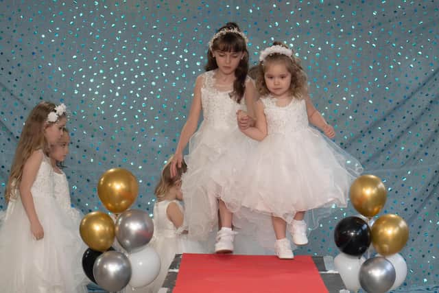 Lesley Gofton has organised a fashion catwalk in a bid to celebrate the store's anniversary.