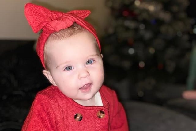 Eight-month-old Ivy-Rose. Picture: Rebecca Warnes