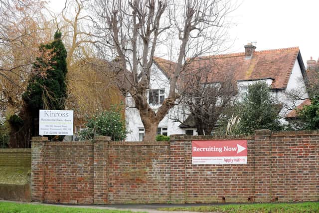 Kinross Residential Care Home in Havant Road, Drayton, Portsmouth.

Picture: Sarah Standing