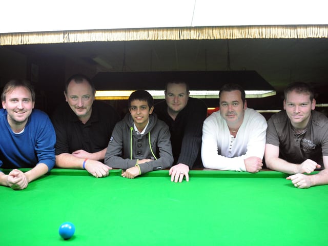 The 201 Fareham team. From left: Paul Foster, Colin Norton, Adam Bobat, Pete Oughton, Mick Jurd and Danny Auld.