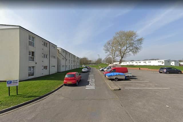 Police spotted a vehicle driving suspiciously in Mandarin Way, Gosport. Picture: Google Street View.