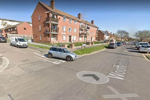 The junction of Chalkpit Road and Leominster Road in Paulsgrove where two vehicles crashed this afternoon.