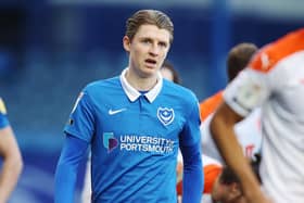 George Byers signed for Pompey on loan in January. Picture: Joe Pepler