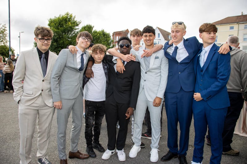 Portsmouth Academy held their prom at the Queens Hotel in Southsea on Wednesday evening.Pictured - Students arriving at their Prom at the Queens Hotel in Southsea