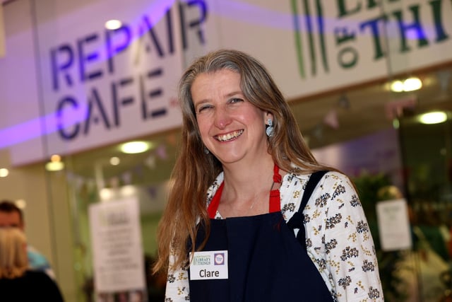 Portsmouth's first 'library of things' will open in the Cascades Shopping Centre this weekend (May 13). Run by the repair cafe, the facility will allow people to borrow tools and appliances rather than owning them.
Pictured is Clare Seek the organiser.
Picture: Sam Stephenson.