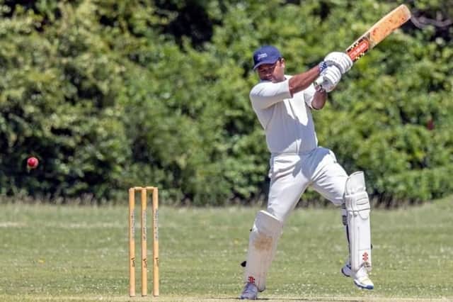 Sandip Somvar Gosport hit the second highest individual score in Hampshire Cricket League history
