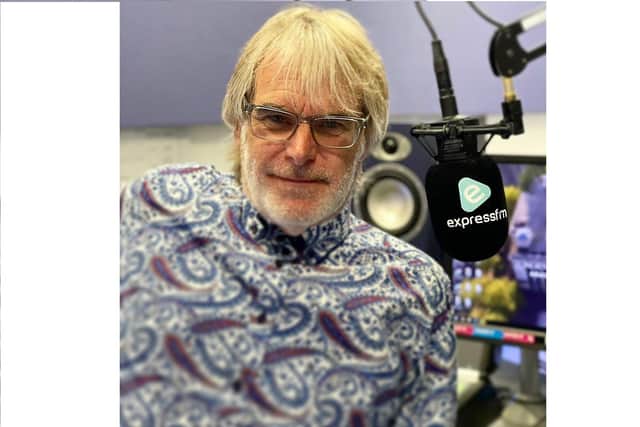 Radio presenter Alex Dyke, whose Bubblegum and Cheese show is moving to Express FM