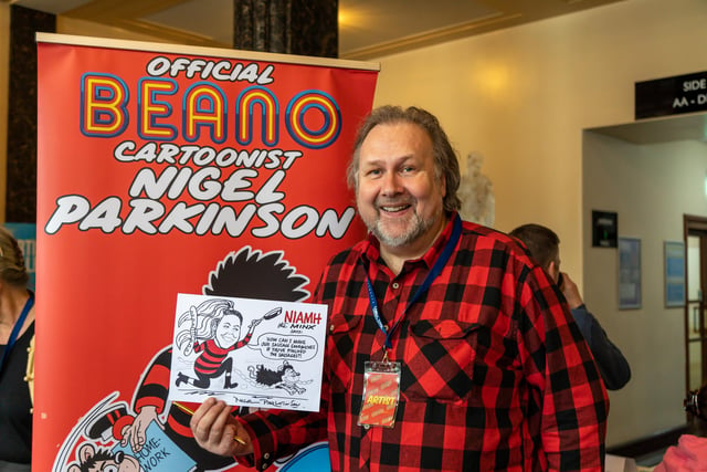 Nigel Parkinson, 63, who has been the artist behind the classic Beano characters since 1996.