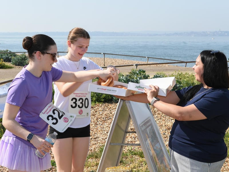 The Doughnut Dash organised by the Gosport Rotary Club
Credit: Paul Jacobs/pictureexclusive.com