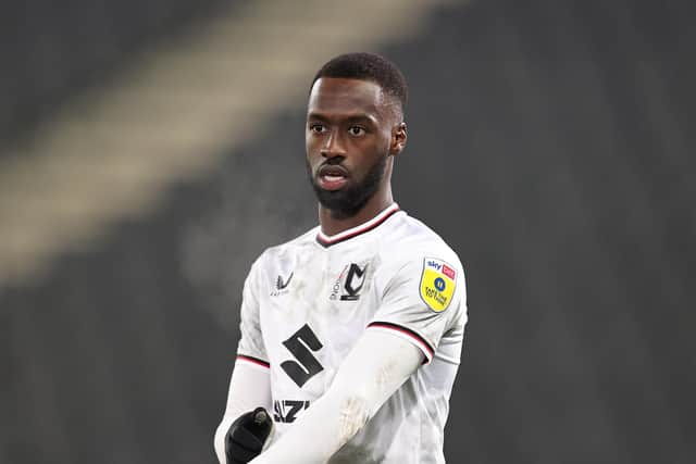 One-time Pompey target Mo Eisa has nine goals for MK Dons this season. Picture: Pete Norton/Getty Images