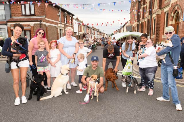 Participants and their pets in the Dog show. Picture: Keith Woodland (030621-24).