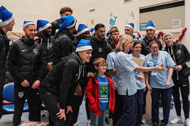 Pompey at QA: Pic: Supplied