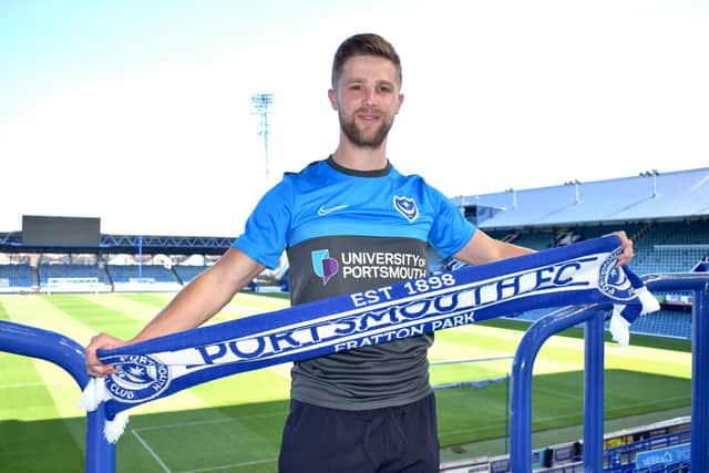 Pompey new-boy Michael Jacobs.  Picture: Portsmouth FC