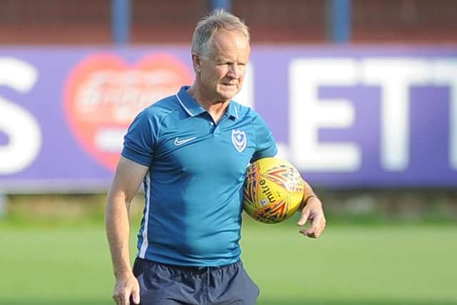 Sean O'Driscoll resigned from his role with Pompey's academy in September.  Picture: Habibur Rahman