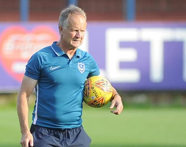 Sean O'Driscoll resigned from his role with Pompey's academy in September.  Picture: Habibur Rahman