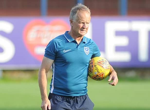 Sean O'Driscoll resigned from his role with Pompey's academy in September.  Picture: Habibur Rahman