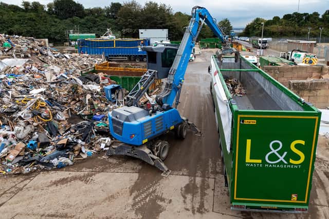 Part of the new waste recovery plant at Farlington. Picture: Mike Cooter (151021)