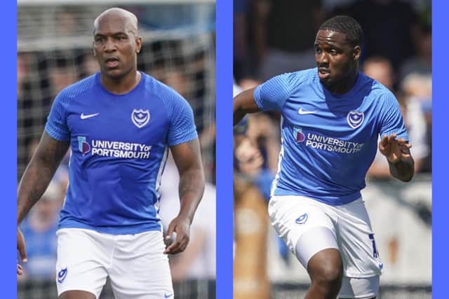 From left: Andre Wisdom and Christian Saydee.