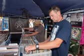 The Summer Fayre held at Castle Road in Southsea - Looking through LPs at Alex Cave's record stall.  Picture: Vernon Nash (180410-003)