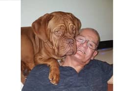 Alan Norton, who lived in Southsea, with Princess.