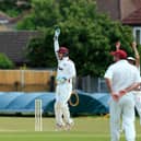 Portsmouth & Southsea appeal for Sampath Prathapasinghe's wicket. 
Picture: Chris Moorhouse (jpns 250622-33)