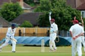 Portsmouth & Southsea appeal for Sampath Prathapasinghe's wicket. 
Picture: Chris Moorhouse (jpns 250622-33)