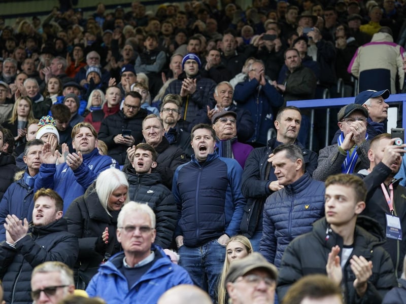 Check out our brilliant gallery as Pompey fans roared their team on to victory over Northampton. Pics: Jason Brown.