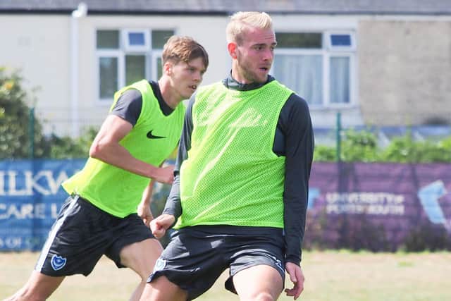 Jack Whatmough has returned for pre-season training in good shape. Picture: Habibur Rahman