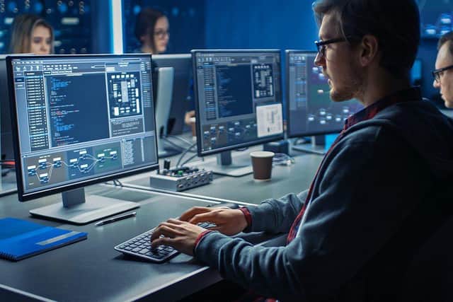 Aspiring software developers gaining hands-on experience