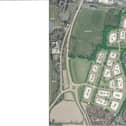 Plans for 375 homes off Newgate Lane - proposed by Miller Homes and Bargate Homes