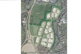 Plans for 375 homes off Newgate Lane - proposed by Miller Homes and Bargate Homes