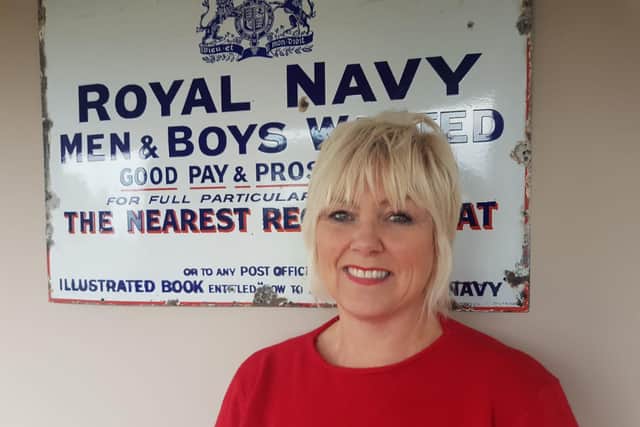 Lynda Pearson, the welfare programme manager for the Royal Naval Association