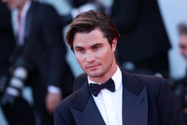 VENICE, ITALY - SEPTEMBER 02: Chase Stokes attends the "Bones And All" red carpet at the 79th Venice International Film Festival on September 02, 2022 in Venice, Italy. (Photo by Vittorio Zunino Celotto/Getty Images)