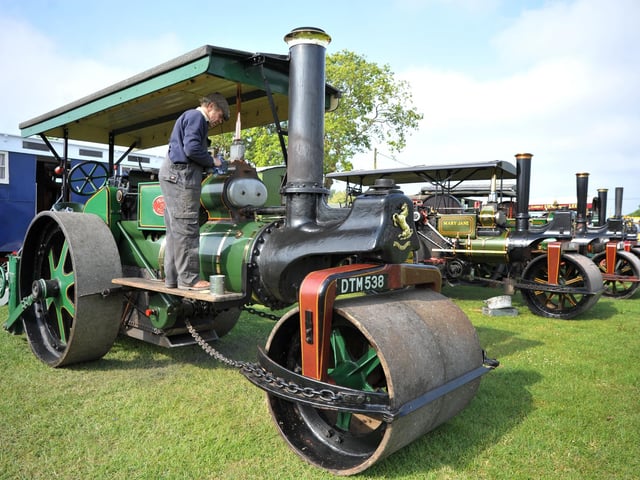 A marvellous collection of steam engines.