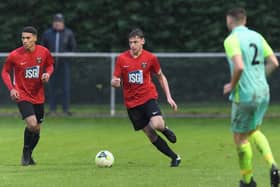 Archie Willcox, seen here in action for Fareham Town, has  joined Gosport Borough. Picture: Keith Woodland