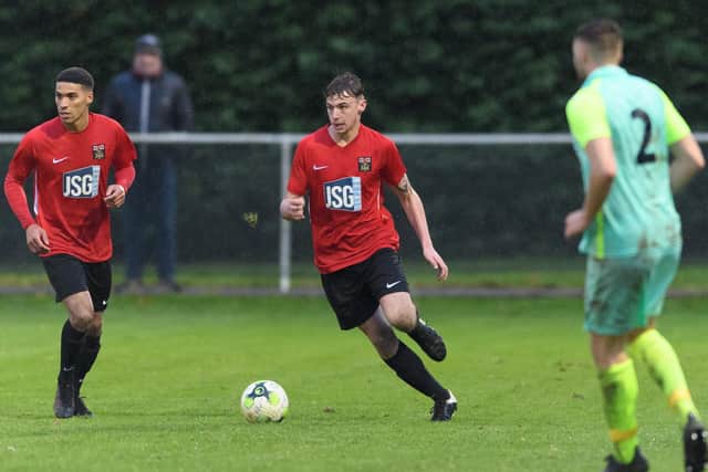 Archie Willcox, seen here in action for Fareham Town, has joined Gosport Borough. Picture: Keith Woodland