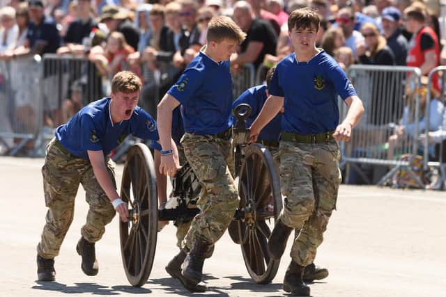 HMS Collingwood's open day returned after a two-year absence due to the pandemic.