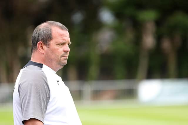 Horndean boss Michael Birmingham will miss the trip to Alton. Picture: Chris Moorhouse