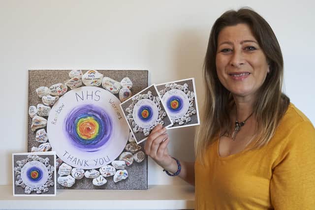 Artist Pauline Lympany has created rainbow cards to raise money for Queen Alexandra Hospital in Cosham