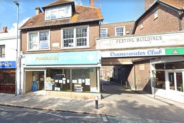 Rowlands Pharmacy in Highland Road, SouthseaPicture: Google
