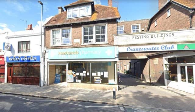 Rowlands Pharmacy in Highland Road, Southsea
Picture: Google