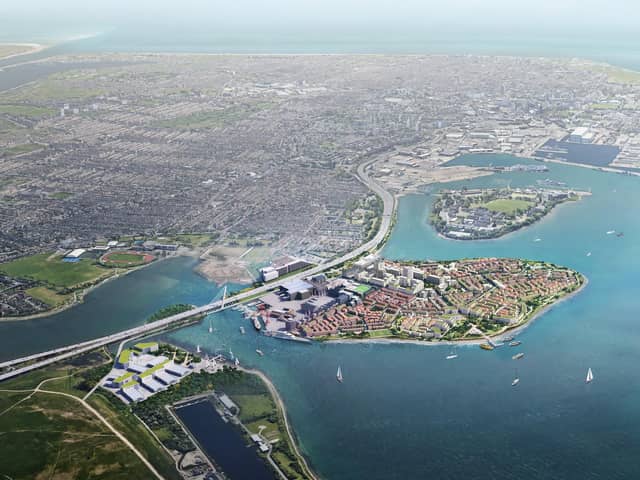 How the Lennox Point development at Tipner West would have looked
Picture: Portsmouth City Council