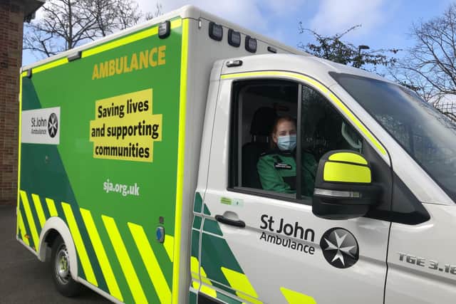 Amy Hughes has been awarded a Points of Light award. Picture: St John Ambulance