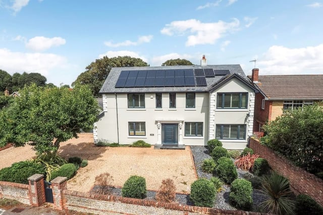 The listing says: "Solar panels provide the bulk of electricity needed especially during late spring to Autumn and the production also receives an income of approx £600 per year as part of the “Feed-in In Tariff” and is not affected by how much of the solar produced power is actually consumed by the house."
