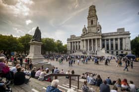 The proclamation of King Charles III in Guildhall Square in Portsmouth on September 11, 2022