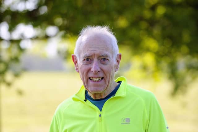 Peter Adams, 85, took part in his nearby Fareham parkrun on Saturday Picture: Allan Hutchings (060670-4469)