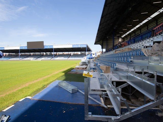 A close-up view of how the impressive new-look South Stand is taking shape, with the picture taken from the south west corner of the ground.

Picture: Habibur Rahman
