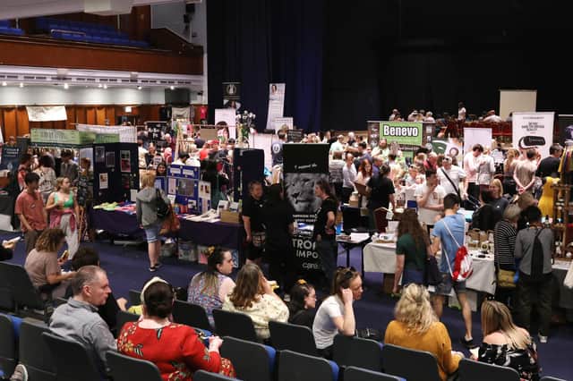 A previous vegan festival which took place last year in Portsmouth Guildhall.Picture: Chris Moorhouse